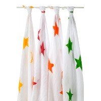 Набор 4 больших муслиновых пеленок Aden   Anais Super Star