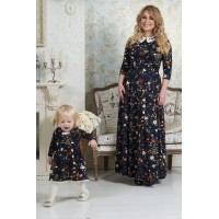Платья для мамы "Бентивольо" и для дочки "Месанье" Bambinomania