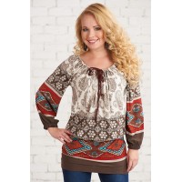 Платье-туника для беременных и кормящих МОНЕЛЬЯ Bambinomania