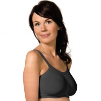  Бюстгальтер из органического хлопка Carriwell Seamless Organic Comfort Bra Черный