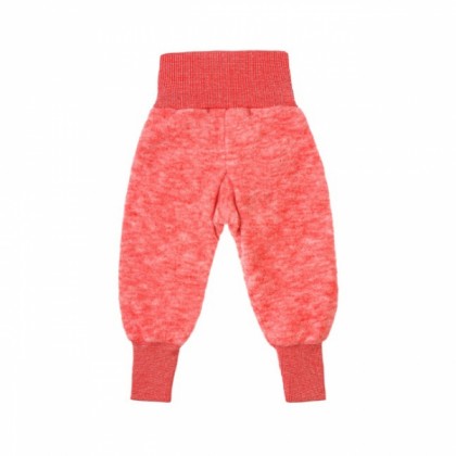 Штаны из шерстяного флиса Cosilana Красный меланж