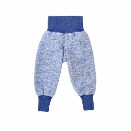 Штаны из шерстяного флиса Cosilana Синий меланж