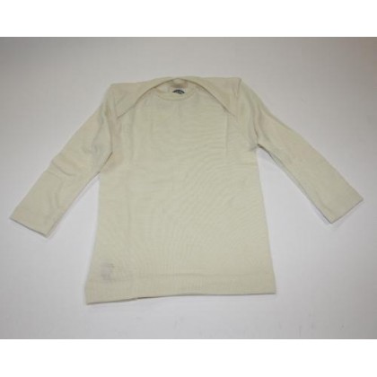 Футболка с длинным рукавом из шелко-шерсти Cosilana натуральная