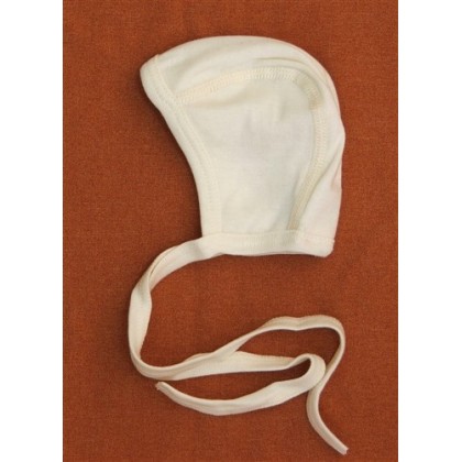 Чепчик из шелко-шерсти Cosilana натуральный