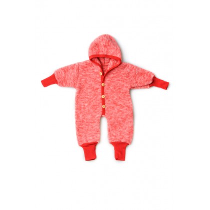 Комбинезон из шерстяного флиса Cosilana Красный меланж