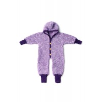 Комбинезон из шерстяного флиса Cosilana Лиловый меланж