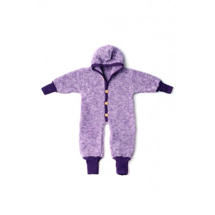 Комбинезон из шерстяного флиса Cosilana Лиловый меланж