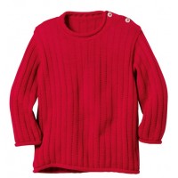 Джемпер с застёжкой на плече Disana, цвет Красный