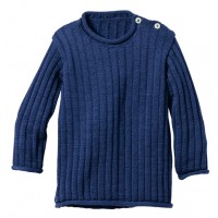 Джемпер с застёжкой на плече Disana, цвет Темно-синий