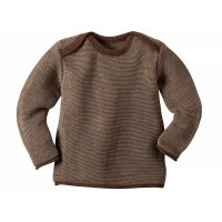 Джемпер изнаночная вязка Disana, цвет Шоколадный