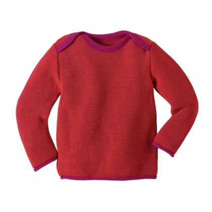 Джемпер изнаночная вязка Disana, цвет Розовый