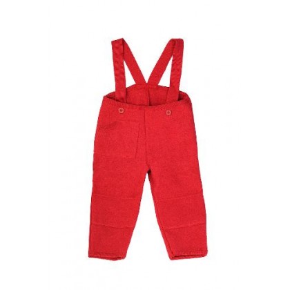 Штаны из сваляной шерсти Disana, цвет красный