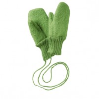 Варежки из сваляной шерсти Disana Зеленые