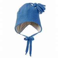 Шапочка детская из свалянной шерсти Disana Синяя