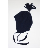 Шапочка детская из свалянной шерсти Disana Темно-синяя