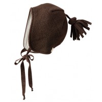 Шапочка детская из свалянной шерсти Disana Шоколад