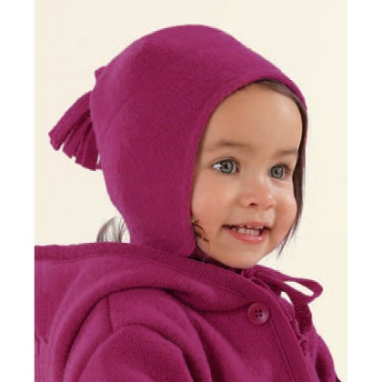 Шапочка детская из свалянной шерсти Disana Розовая