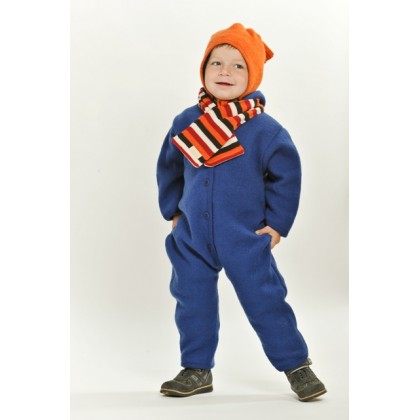 Комбинезон из свалянной шерсти мериноса Синий Disana