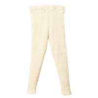 Вязаные шерстяные штанишки-леггинсы Disana, цвет Натуральный