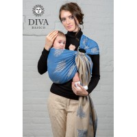 Слинг с кольцами Diva Basico Azzurro