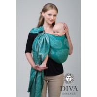 Слинг с кольцами Diva Essenza Smeraldo (Хлопок)