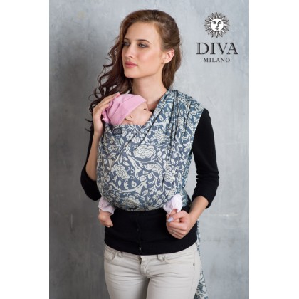 Слинг-шарф Diva Milano, Rose Eclipse со льном и шелком