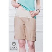 Шорты для беременных и родивших Diva Nursingwear Deborah, цвет Grano