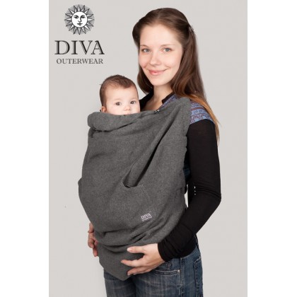 Слингонакидка из шерсти Diva Outerwear Grafite