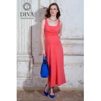 Сарафан для беременных и кормящих Diva Nursingwear Alba Maxi, цвет Corallo