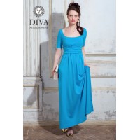 Платье для беременных и кормящих Diva Nursingwear Stella Maxi, цвет Celeste