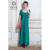 Платье для беременных и кормящих Diva Nursingwear Stella Maxi, цвет Smeraldo