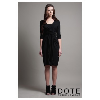 Платье для кормящих DOTE Madison, черное