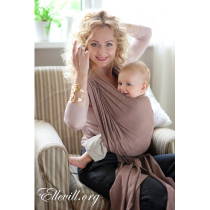 Слинг с кольцами Ellevill Paisley Cream (С бамбуком)