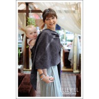 Слинг-шарф Ellevill Paisley Silver  (С бамбуком)