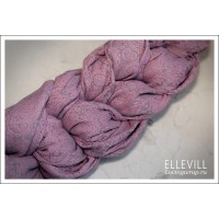 Слинг-шарф Ellevill Paisley Silver-Pink (Бамбук-лен)