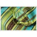 Слинг с кольцами Ellevill Zara Tricolor Green (Со льном)