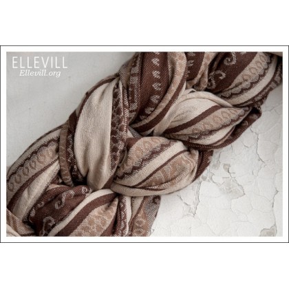 Слинг с кольцами Ellevill Zara Tricolor Sandstorm (Со льном)