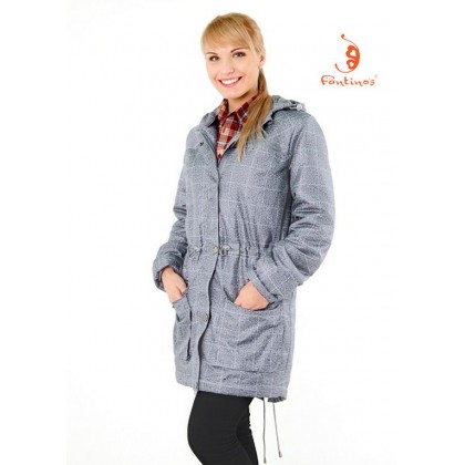 Слингокуртка-парка демисезонная Fantino's АЙЛИН Светло-серая