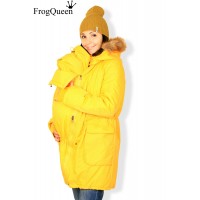 Слингокуртка зимняя Frogqueen РОКА, цвет желтый