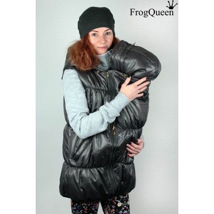 Слингокуртка демисезонная Frogqueen МИШЕЛЬ ГРАФИТ