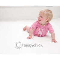 Детская двухсторонняя непромокаемая простынка Hippychick 75x100 см, цвет белый