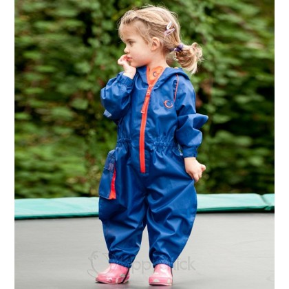 Детский непромокаемый комбинезон Hippychick с флисовым подкладом, синий