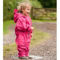 Детский непромокаемый комбинезон Hippychick с флисовым подкладом, розовый