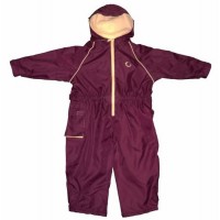 Детский непромокаемый комбинезон Hippychick Бургунди на флисе