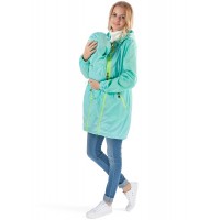 Плащ 3в1 для беременных и слингоношения I Love Mum "ДЖЕЙН", цвет аква