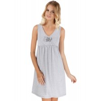 Ночная сорочка для беременных и кормящих I Love Mum "КАЛИФОРНИЯ" меланж