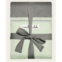 Слинг-шарф трикотажный JPMBB "Серый - зеленый щербет" 