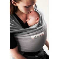 Слинг-шарф трикотажный JPMBB "Серый-светло-серый" 