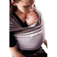 Слинг-шарф трикотажный JPMBB "Коричневый-лавандовый" 