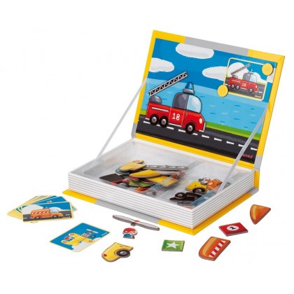 Магнитная книга-игра "Транспорт" Janod